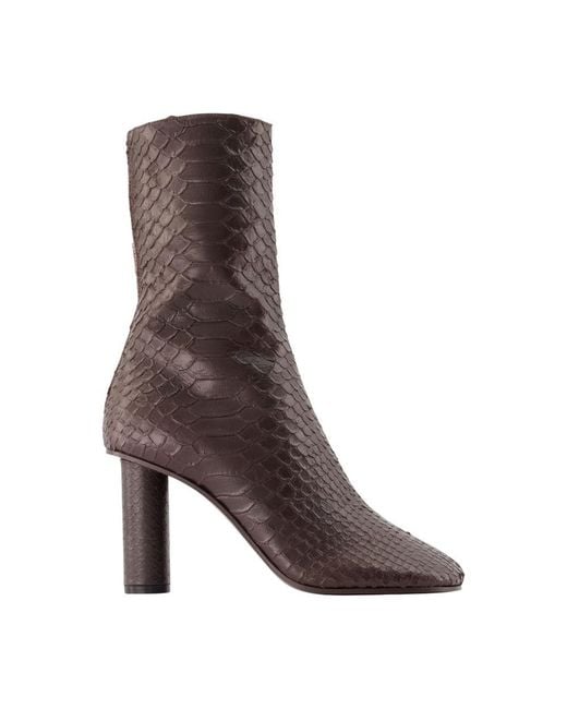Paris Texas Brown Alice Ankle Boots