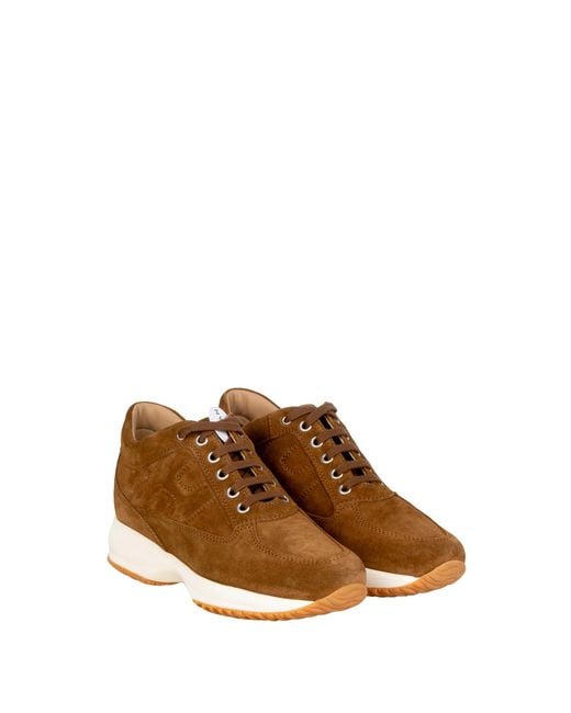 Hogan Brown Sneakers Interactive