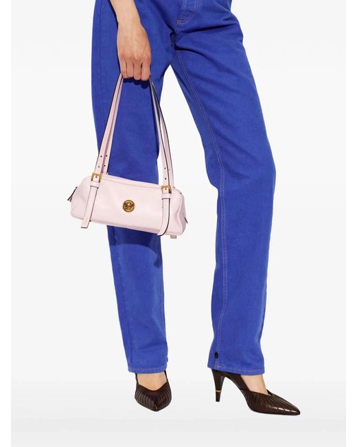Versace Pink Embleme Small Shoulder