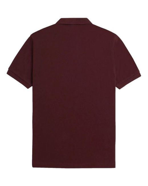 Fred Perry Red Polo With Logo for men