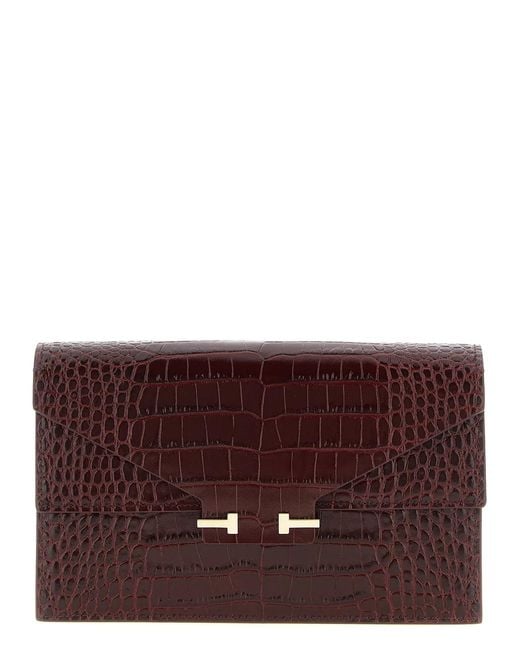 Tom Ford Purple 'Aube' Mini Clutch