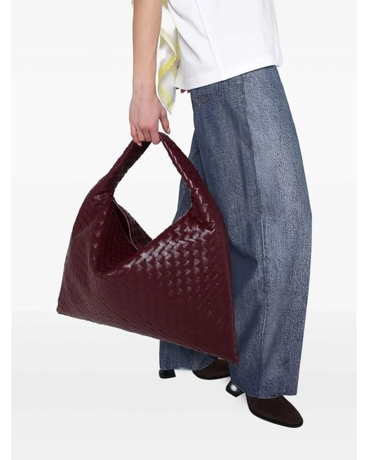 Bottega Veneta Purple Large Hop Shoulder Bag