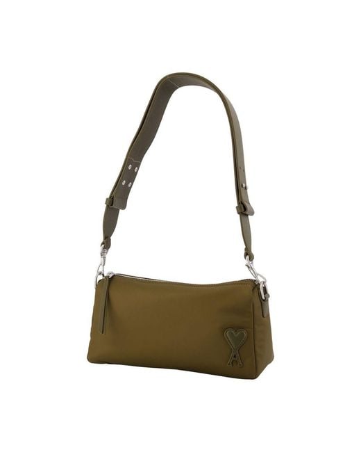 AMI Green Marcel Shoulder Bag