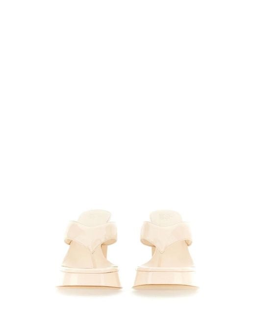 Gia Borghini Natural Patent Sandal