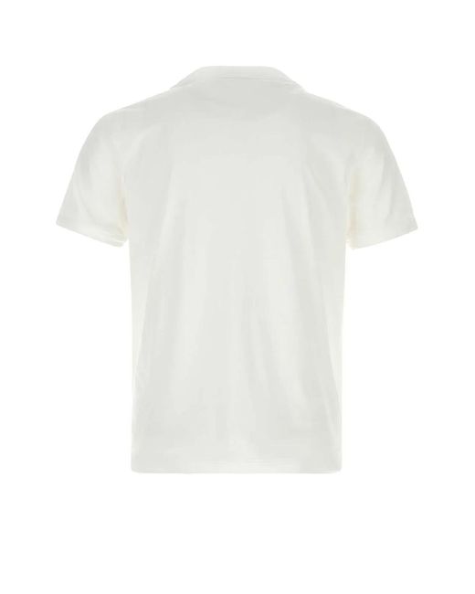 Prada White Cotton T-Shirt for men