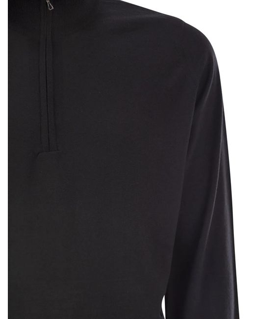 John Smedley Black Barrow for men