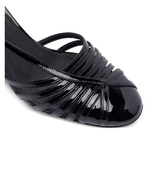 Ferragamo Green 65Mm Strappy Decolleté Pumps