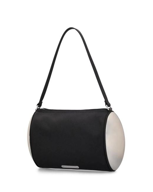 Alexander Wang Black Dome Barrel Pochette Bag