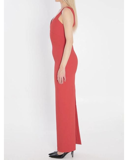 Solace London Red Nalani Maxi Dress