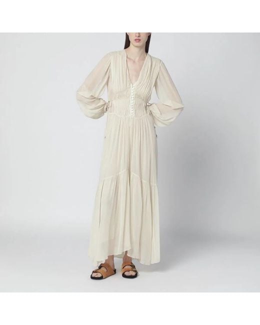 Isabel Marant Natural Ecru Viscose Jacket