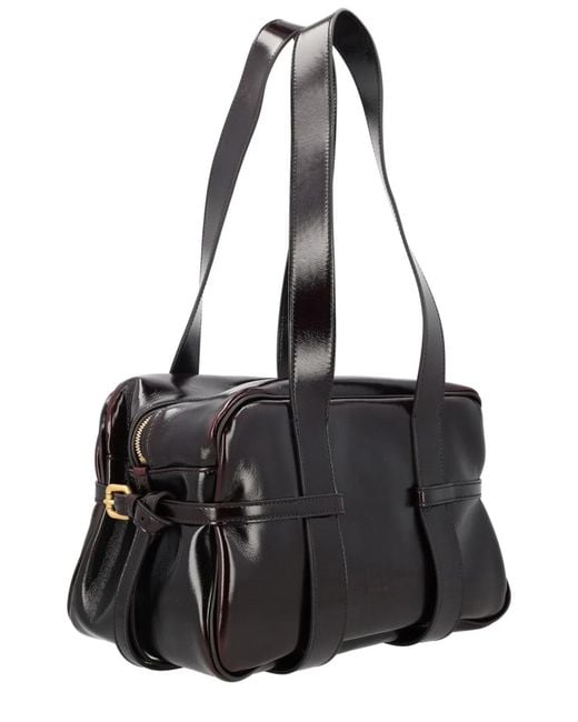 Dries Van Noten Black Medium Bowling Bag