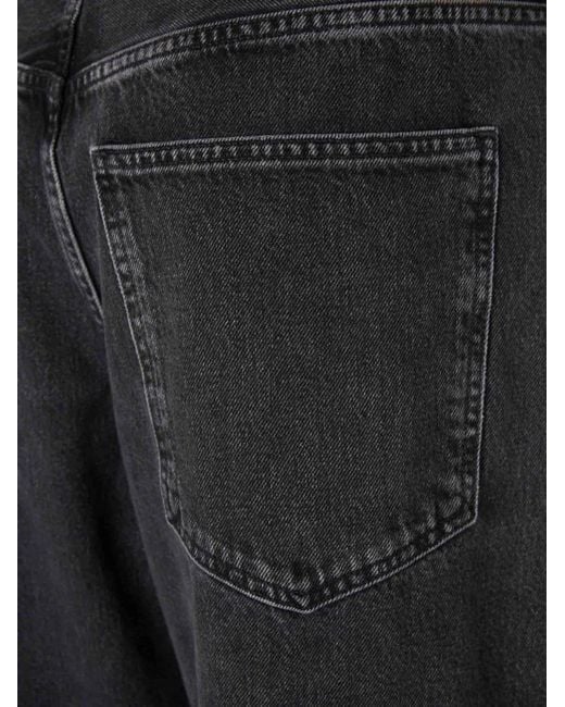 Agolde Black Cotton Jeans