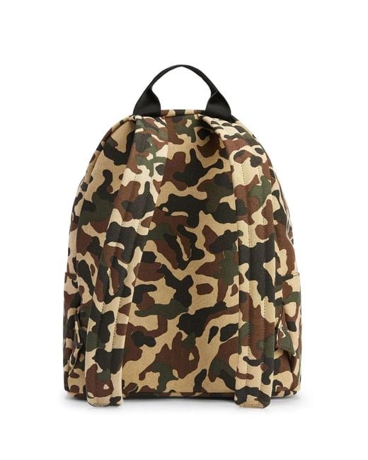 Giuseppe Zanotti Metallic Bud Camouflage Logo Backpack for men