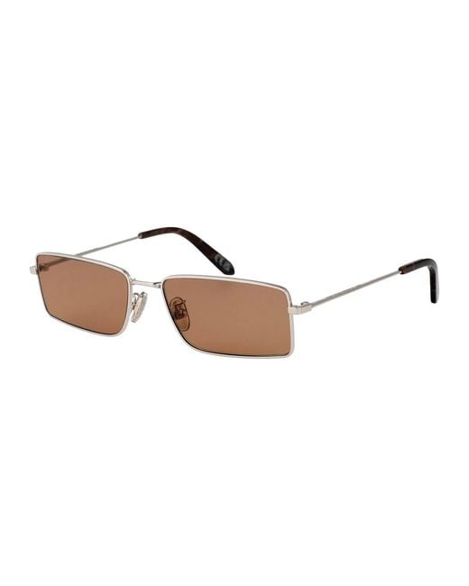 Retrosuperfuture Brown Marble Metal Sunglasses