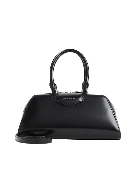 Givenchy Black Calf Leather Shoulder Bags