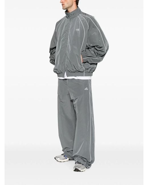 Balenciaga Gray Cotton Blend Sweatshirt for men
