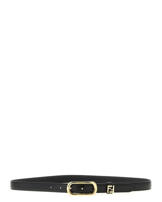 Fendi Black Ff Belt