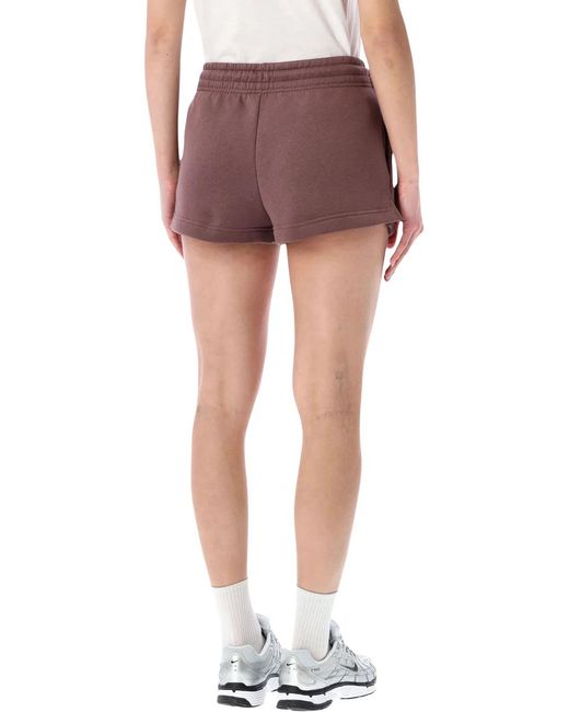 Nike Multicolor Elastic Waist Fleece Shorts