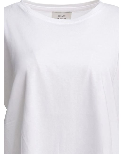 Loulou de Saison White Cotton T-Shirt