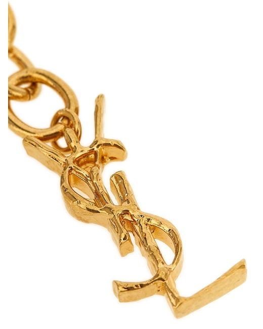 Saint Laurent Metallic String Chain Bracelet