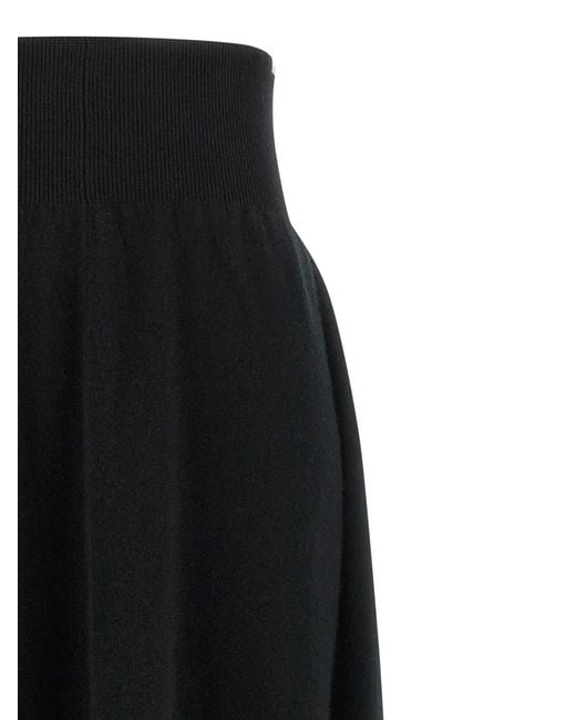 Extreme Cashmere Black 'N°498 Grace Short' Skirt