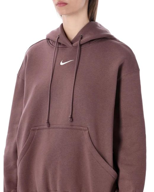Nike Purple Phoenix Fleece Oversized Hoodie