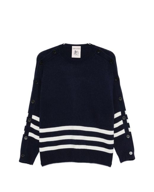 Semicouture Blue Zena Wool Jumper