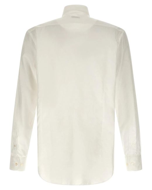 Etro White Paisley Shirt Shirt And Blouse for men