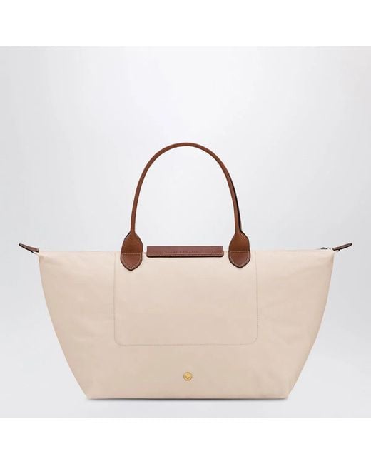Longchamp Natural Paper Colour L Le Pliage Original Handbag