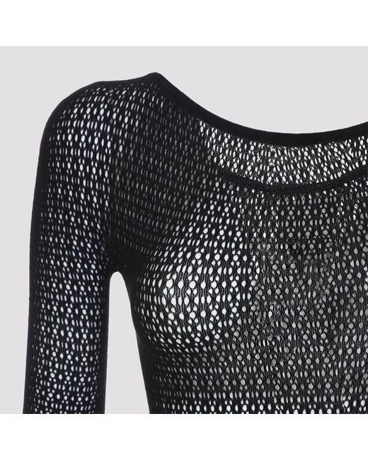 Wolford Gray Daisy Net Catsuit