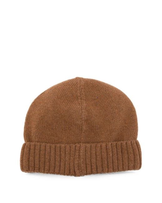 Borsalino Brown City Cashmere Beanie