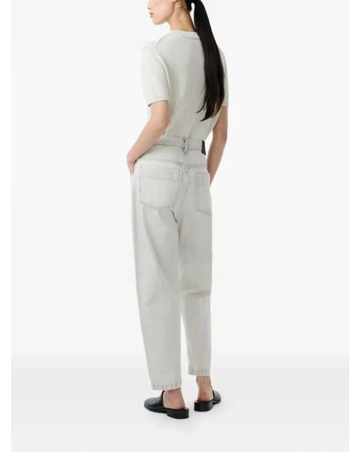 Studio Nicholson White Short Sleeve Top