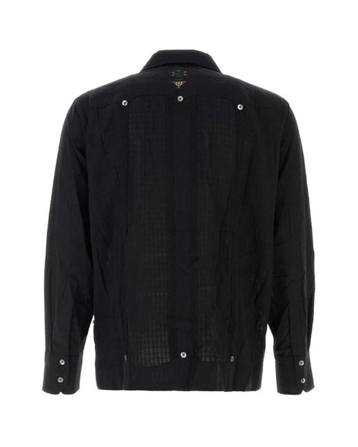 BAZISZT Black Byrsa Shirt for men