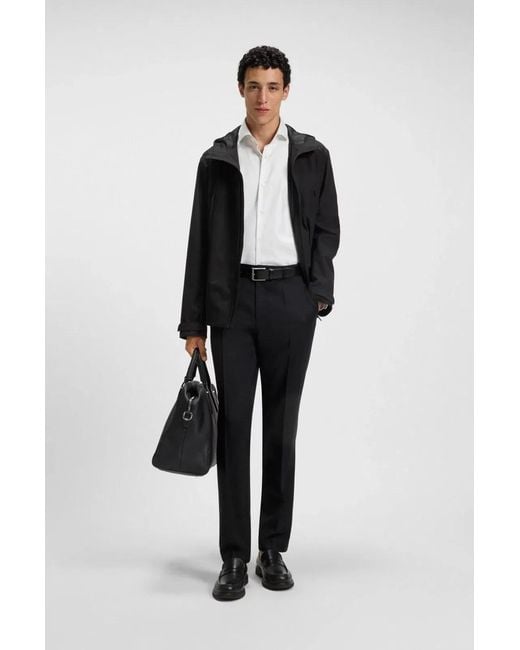 Boss Black Polyester Jacket for men