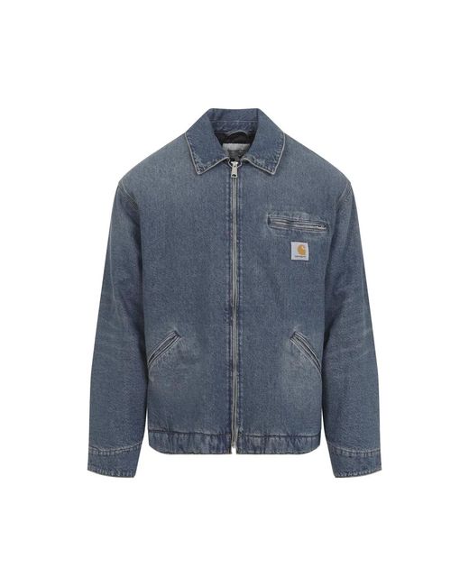 Carhartt Blue Og Detroit Jacket for men