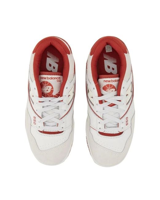 New Balance White Sneaker 550