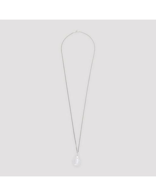Phoebe Philo White Pebble Necklace