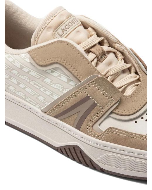 Lacoste White L001 Crafted Sneakers