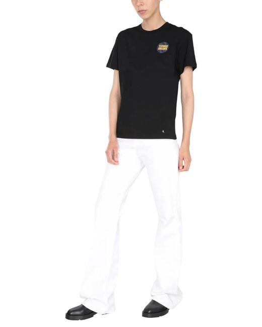 Raf Simons Black Crew Neck T Shirt