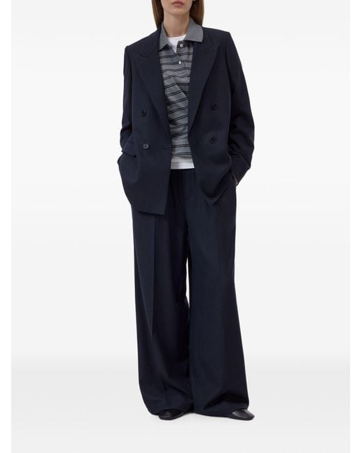 Closed Blue Double-Breasted Blazer Jacket