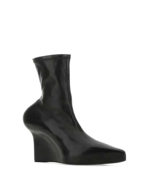 Givenchy Black Nappa Leather Ankle Boots