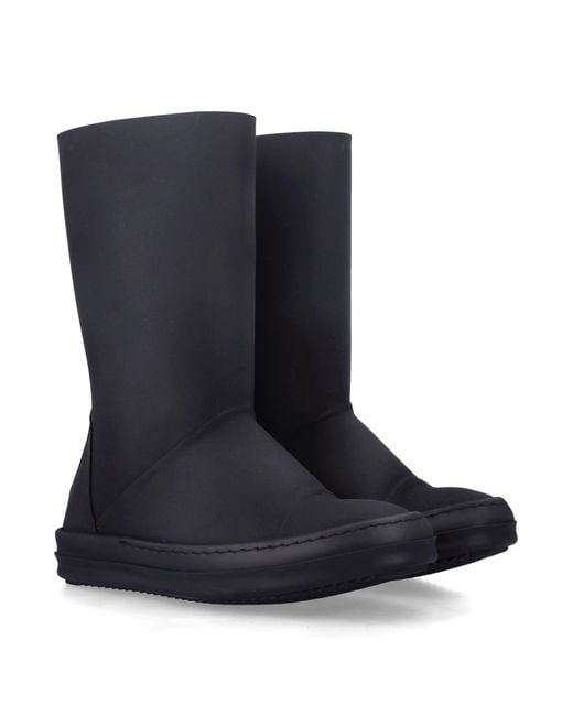 Rick Owens Blue Drkshdw Sneakwaders Boots
