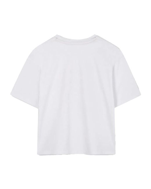 Marc Jacobs White "Lipgloss" Logo T-Shirt