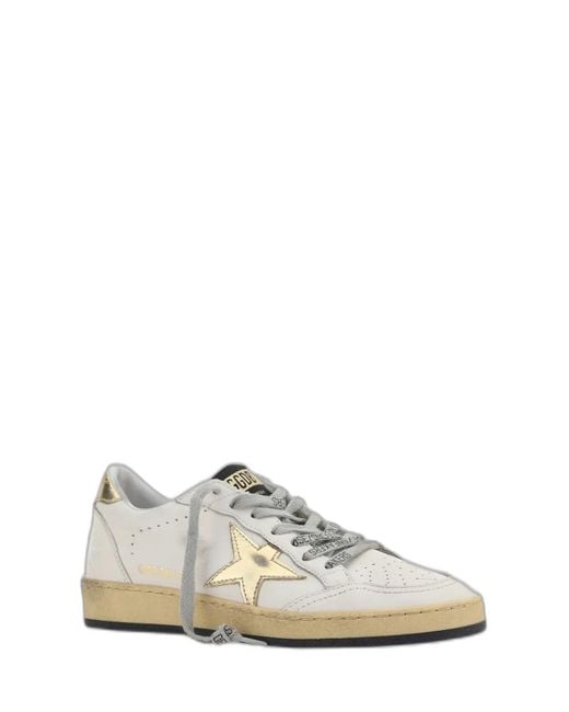 Golden Goose Deluxe Brand White Ballstar Leather Upper