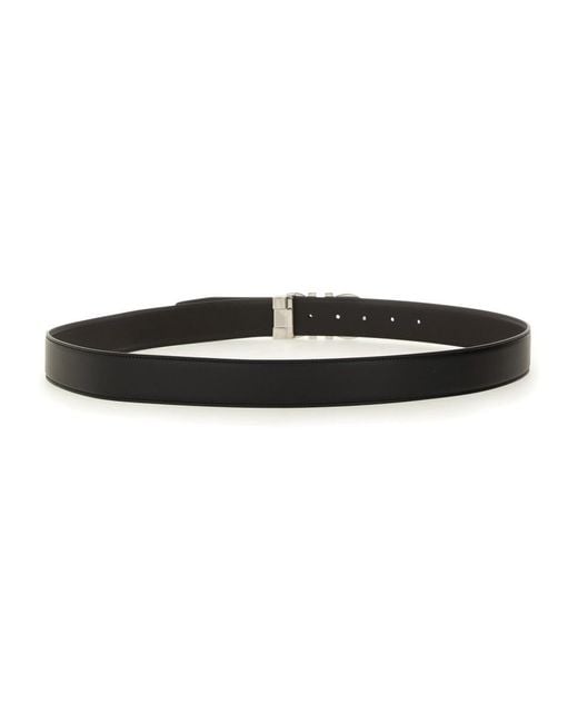 Ferragamo Black Cintura "Gancini" for men