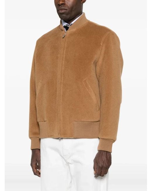 Lardini Brown Wool Jacket for men