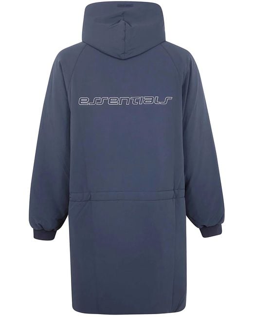 Fear Of God Blue "Hooded" Parka for men