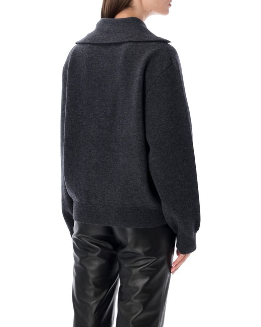 Rohe Blue Merino Wool Cashmere Sweater