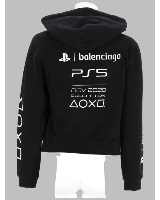 Balenciaga Black Felpa "Playstation"