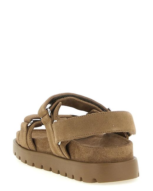 Tory Burch Brown 'Mellow' Sandals